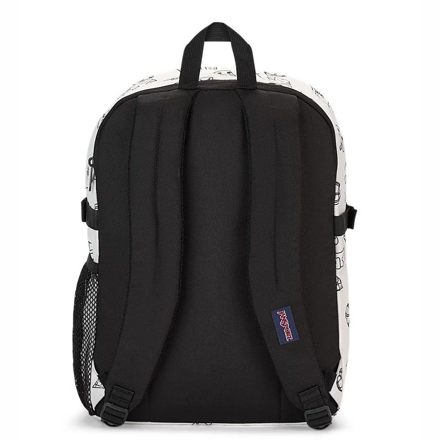 Sac à Dos Scolaire JanSport Main Campus Blanche | FDI-51951476